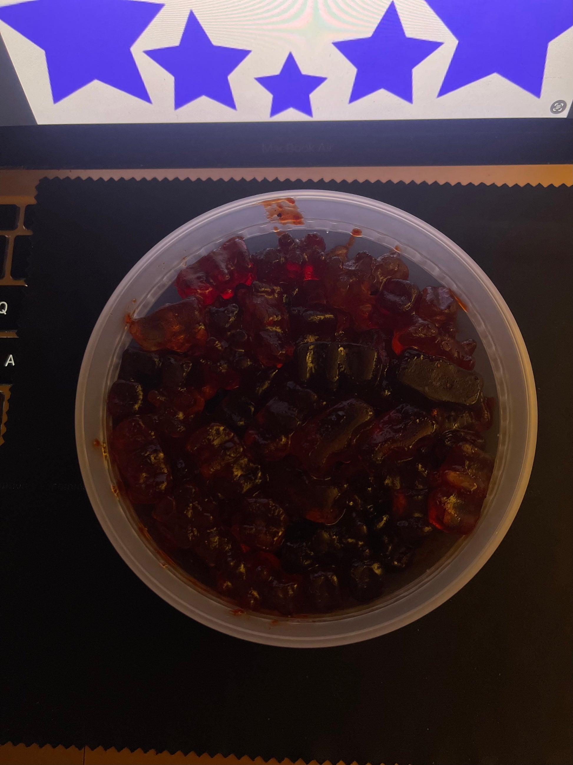 Gummy bear enchilados